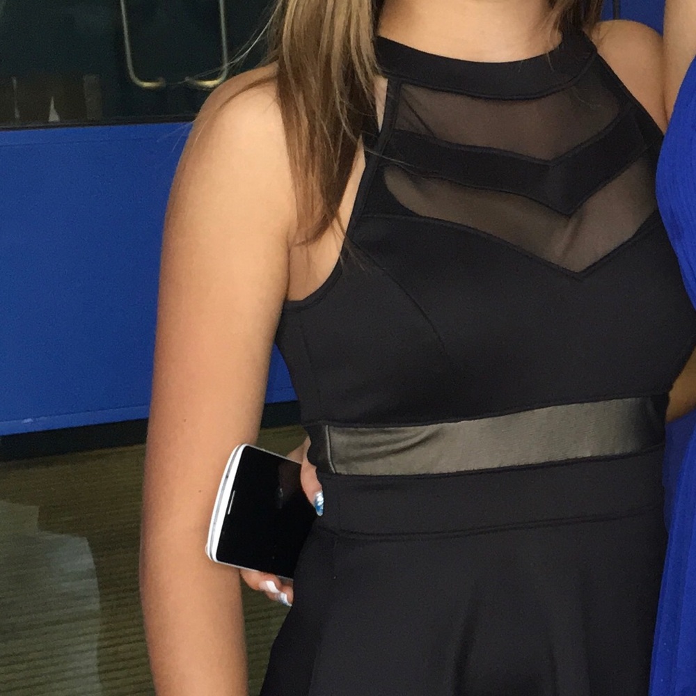 Short black dress